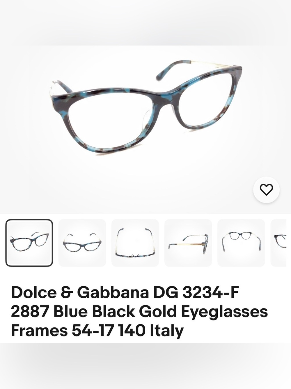 Authentic Dolce & Gabanna Eyeglasses